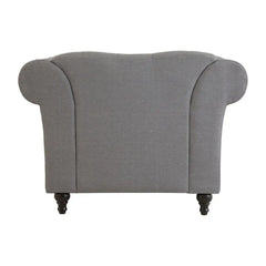 Fable Grey Chesterfield Chair