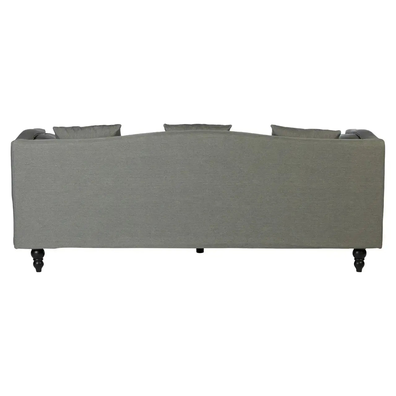 Feya Three Seater Grey Fabric Sofa