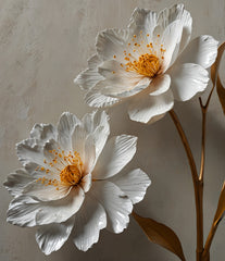 French Velvet Delicate florals shimmer with tranquil grace. - Home Luxe Interior