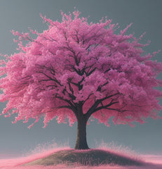 French Velvet Pink Tree - Home Luxe Interior