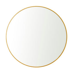 Gold Round Mirror 71cm | Home Luxe Interior