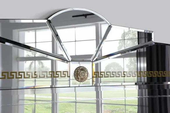 Greco-Elegance Mirrors: A Touch of Timeless Opulence | Home Luxe Interior.