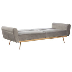 Hatton Grey Velvet Sofa Bed  Home Luxe Interior