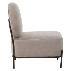 Haya Mink Velvet Chair  Home Luxe Interior