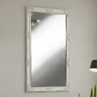 Juliette Large White Ornate Full Length Mirror 180x90cm