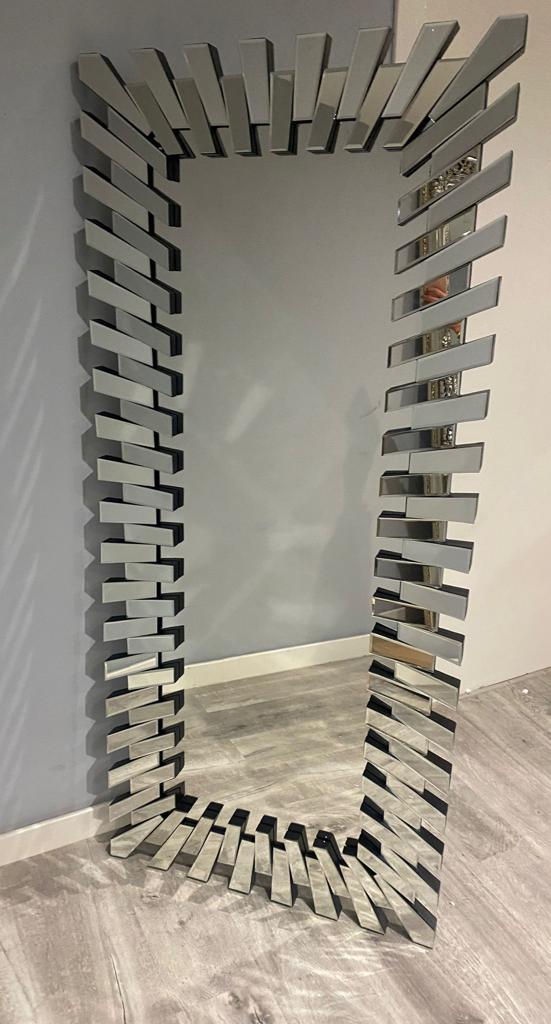 Large Luxe Zip Mirror 180cm | Home Luxe Interior