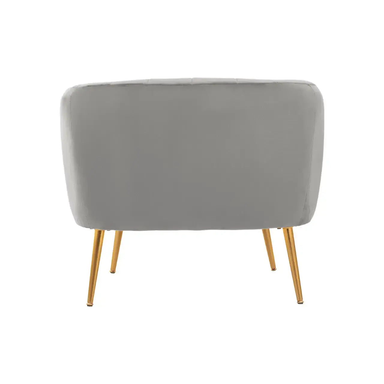 Larissa Grey Velvet Chair