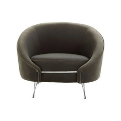 Manhattan Grey Velvet Armchair