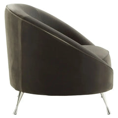 Manhattan Grey Velvet Armchair