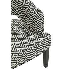 Regents Park Greek Key design Cutout Lounge Chair