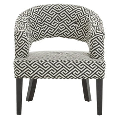 Regents Park Greek Key design Cutout Lounge Chair