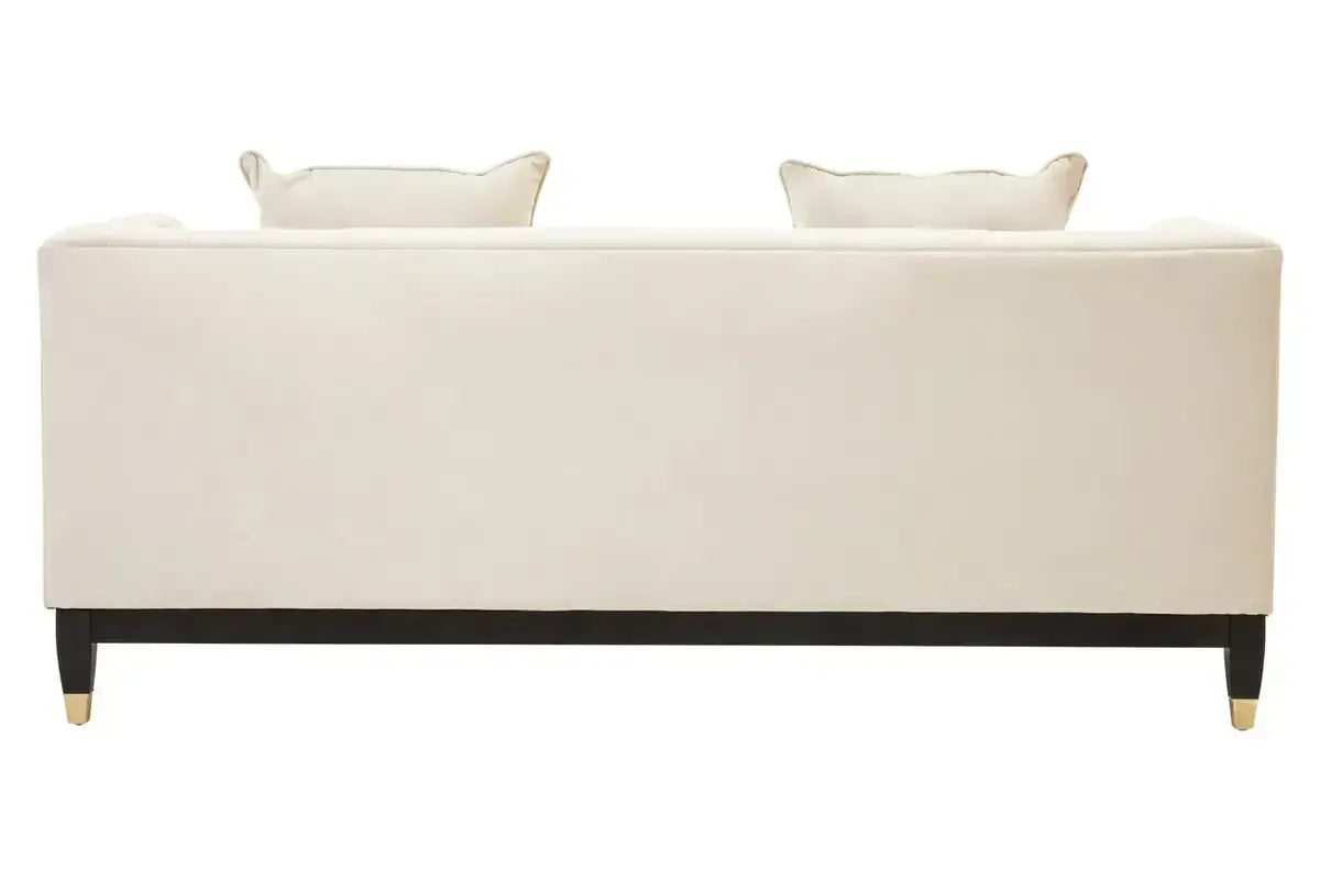 Sefira 2 Seat Ivory Fabric Sofa