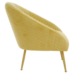 Tania Gold Velvet Occasional Chair