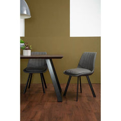 Westford 7pc Grey Rectangular Dining Set  Home Luxe Interior