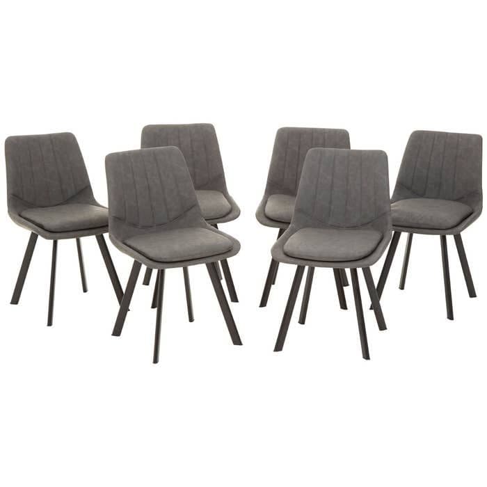 Westford Brown and Grey Rectangular Dining Set by Home Luxe Interior