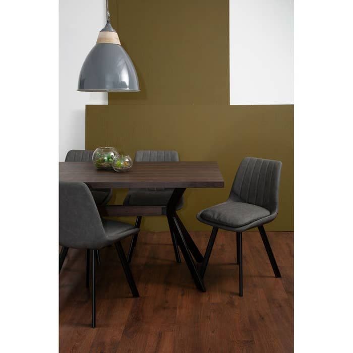 Westford Brown and Grey Rectangular Dining Set by Home Luxe Interior