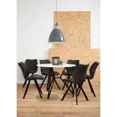 Weston Round Grey Dining Set by Home Luxe Interior