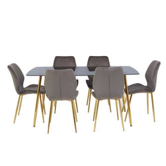 Wimslow Grey Rectangular Dining Set  Home Luxe Interior