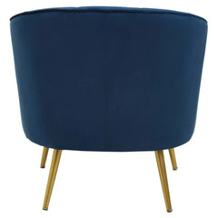 Yolanda Midnight Velvet Chair