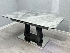 Zermatt Extending Dining Table Set + 6 Chairs | Home Luxe Interior
