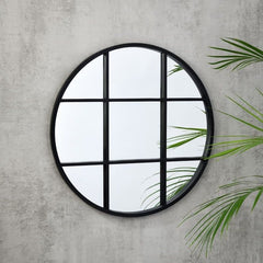 [EKM-AUTOGENERATED]Al Fresco Round Sectioned Mirror 60cm Home Luxe Interior