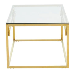 Allure Gold Brushed Coffee Table - Home Luxe Interior.