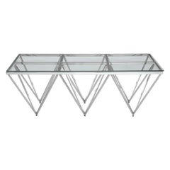 [EKM-AUTOGENERATED]Allure Prismatic Silver Base Coffee Table