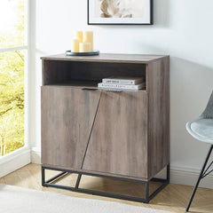 Angle Design 2 Door Accent Sideboard Grey Wash