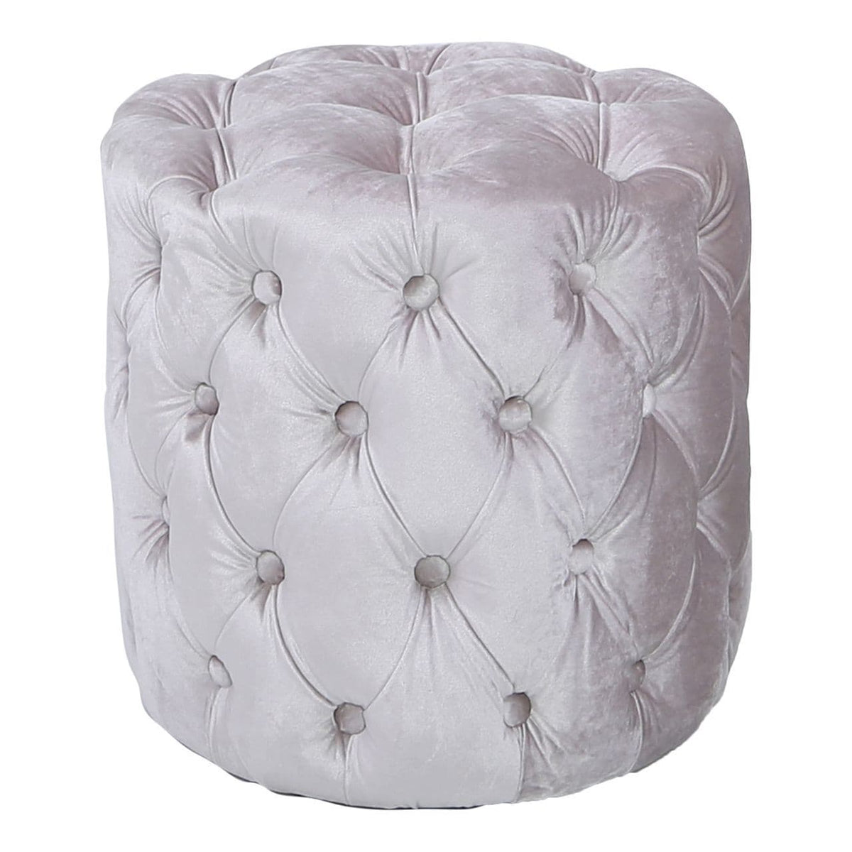 [EKM-AUTOGENERATED]Anya TuftedRound Stool pink