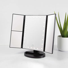 [EKM-AUTOGENERATED]Bauer LED Foldable Mirror - Black