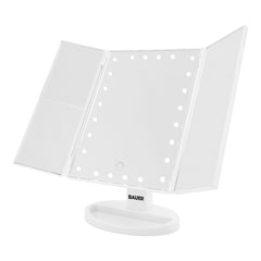 [EKM-AUTOGENERATED]Bauer LED Foldable Mirror - White