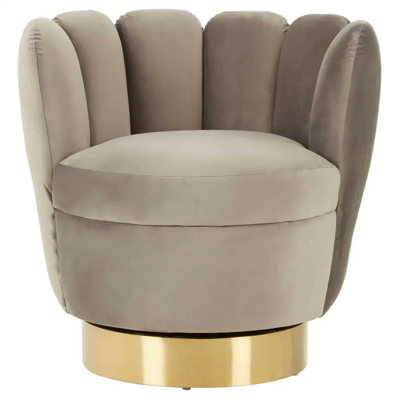 [EKM-AUTOGENERATED]Beauly Grey Velvet Accent Chair