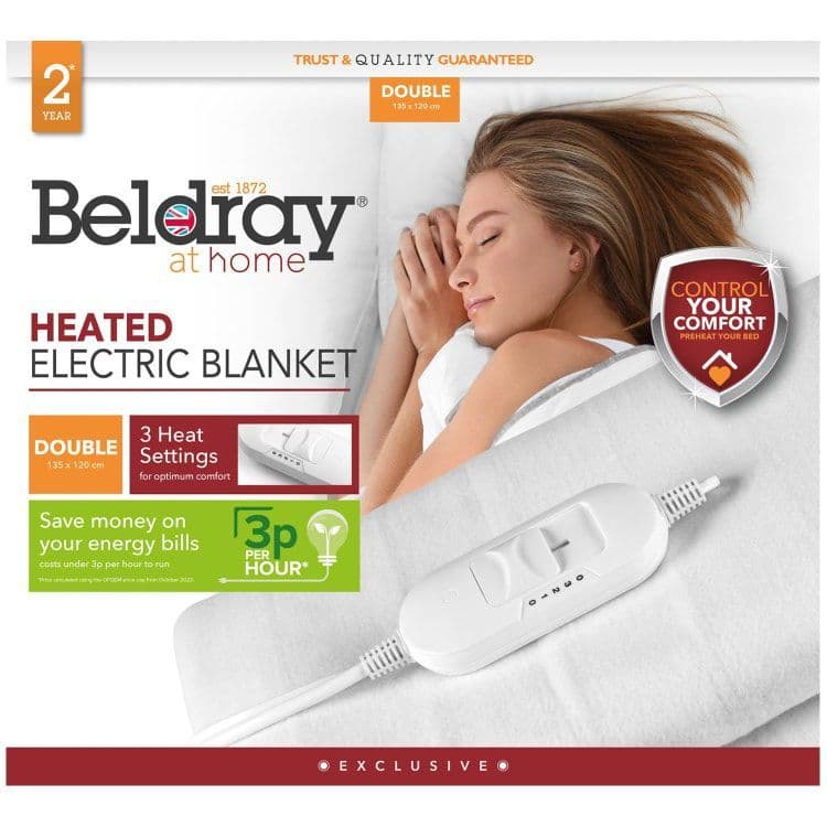 [EKM-AUTOGENERATED]Beldray Heated Electric Blanket - Double