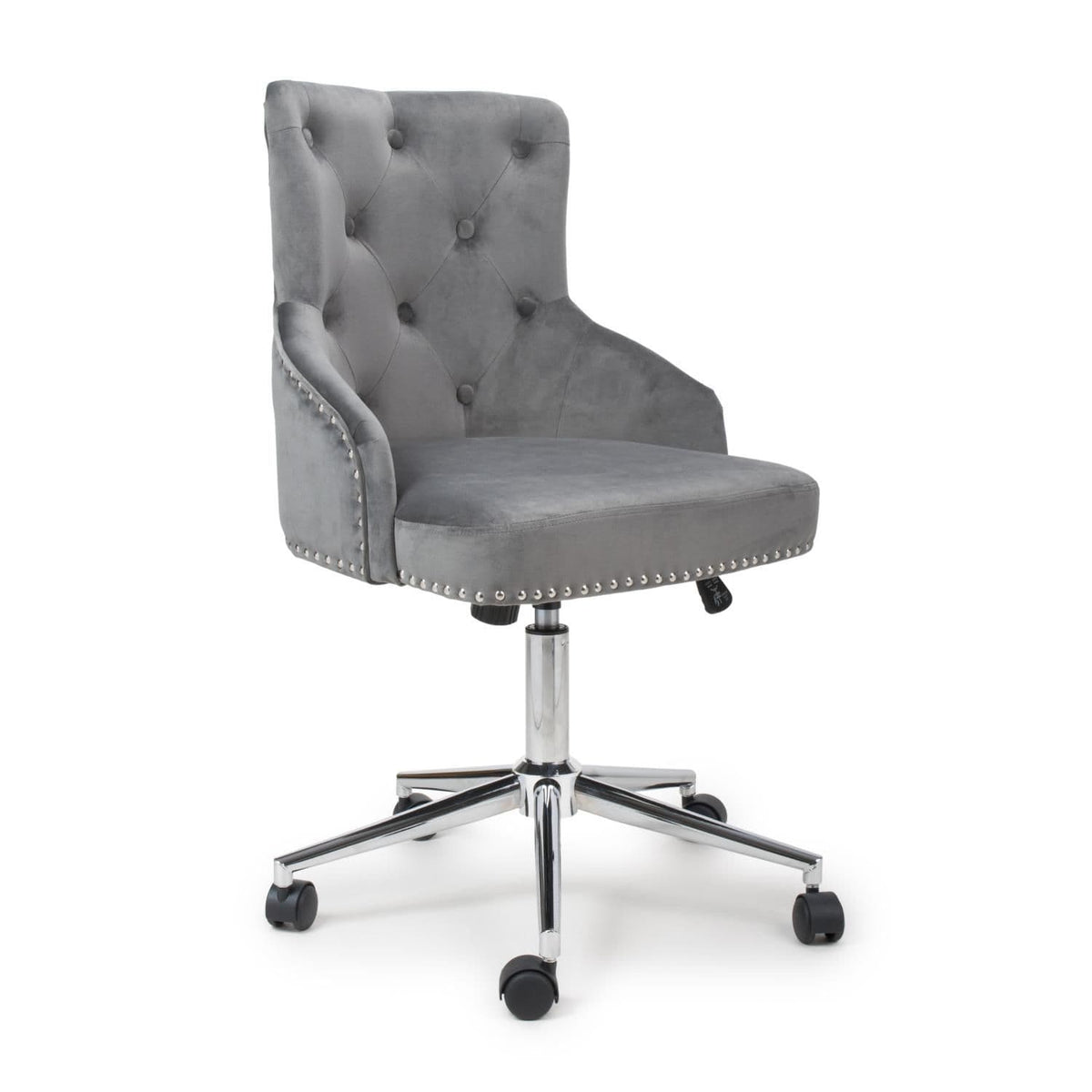 [EKM-AUTOGENERATED]Belgravia Brushed Velvet Office Swivel Chair