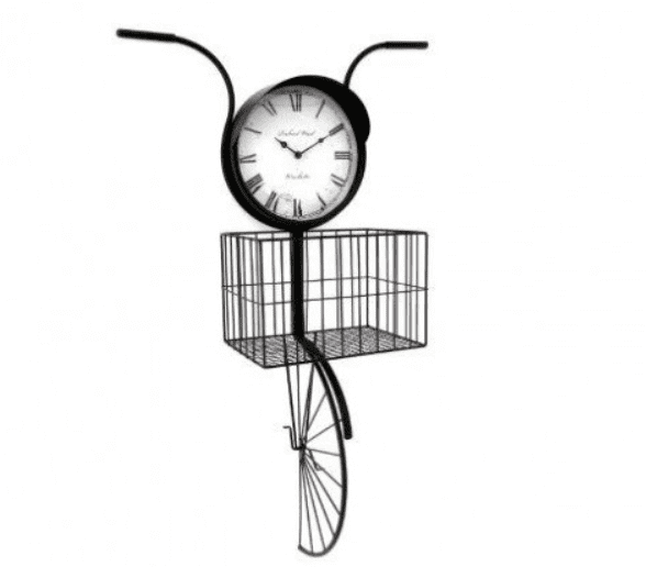 [EKM-AUTOGENERATED]Bike Headlight Clock With Basket