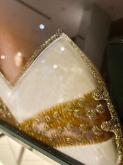 Black African Lady Design 1 Wall Art Mirror Frame 90Cm X 70Cm