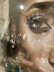 Black African Lady Design 3 Wall Art Mirror Frame 55Cm X 65Cm