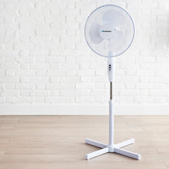 [EKM-AUTOGENERATED]Blaupunkt Oscillating 16&34; Pedestal Fan - White