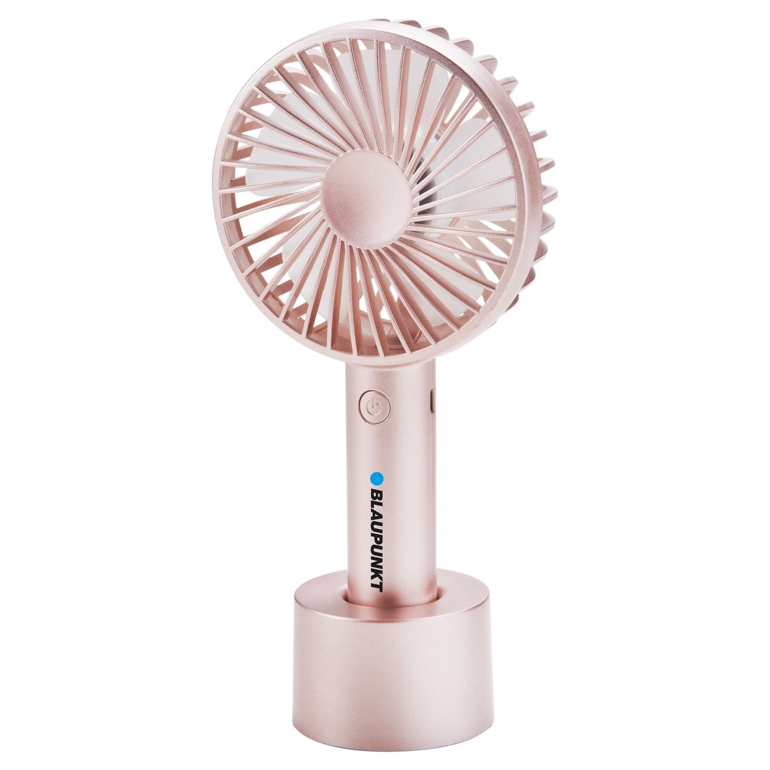[EKM-AUTOGENERATED]Blaupunkt Rechargeable Handheld Fan - Rose Gold