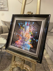 Buddha Serentity Multicolour Wall Art Step Frame