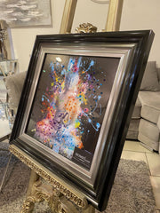 Buddha Serentity Multicolour Wall Art Step Frame