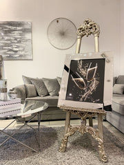 [EKM-AUTOGENERATED]Champagne Glasses Sparkle Wall Art Mirror Frame