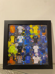 Chelsea Football Strip Collection 47Cm X 47Cm