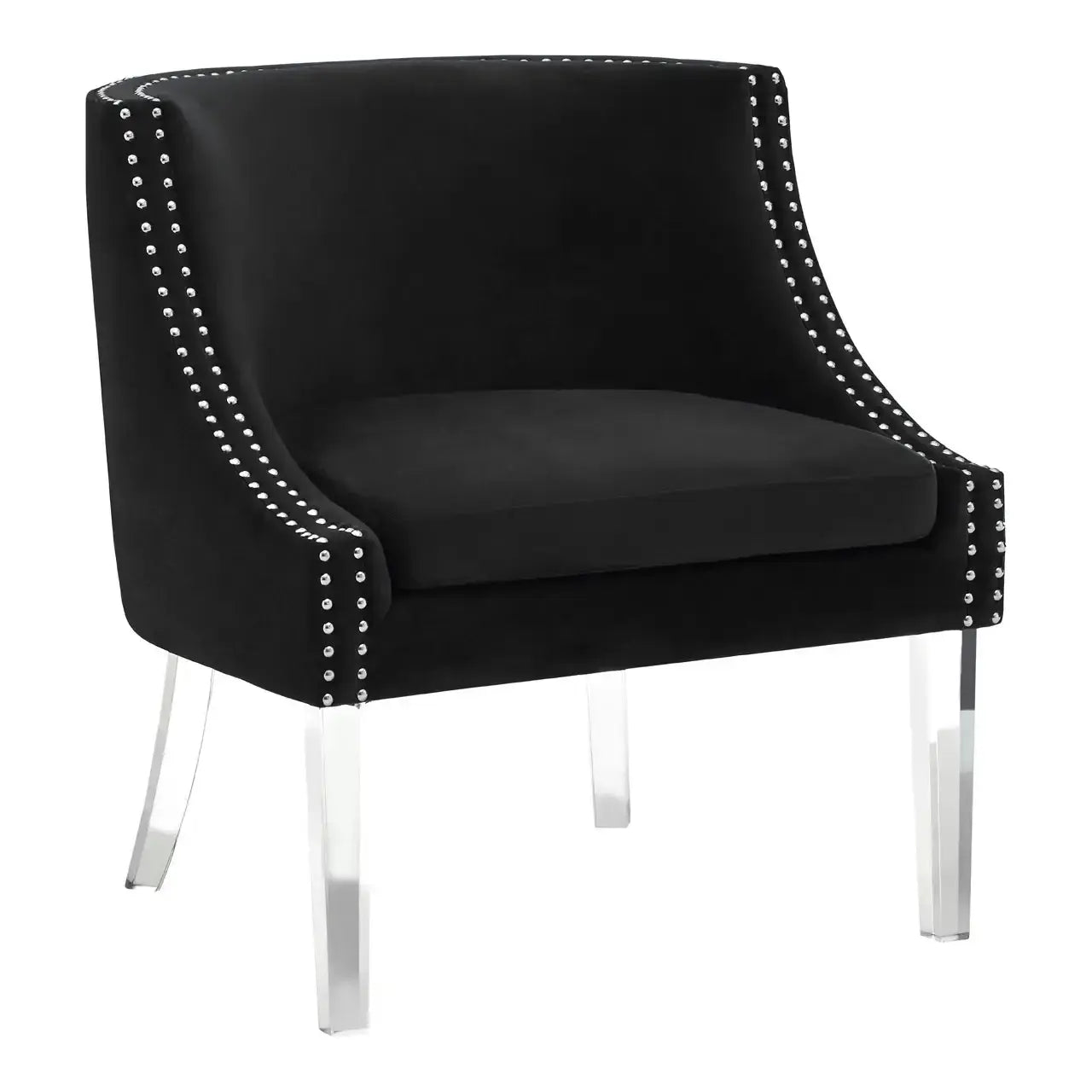 [EKM-AUTOGENERATED]Clarence Black Curved Chair