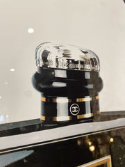 Coco Chanel Black Perfume Bottle Art With White Frame