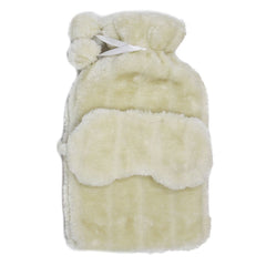 [EKM-AUTOGENERATED]Cosy Faux Fur Hot Water Bottle Berry Cream