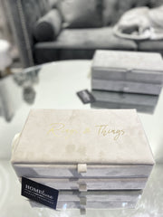 [EKM-AUTOGENERATED]Cream Wedding Jewellery Box With Quote