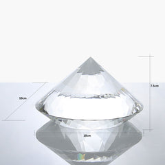 Crystal Diamond Ornament 10cm