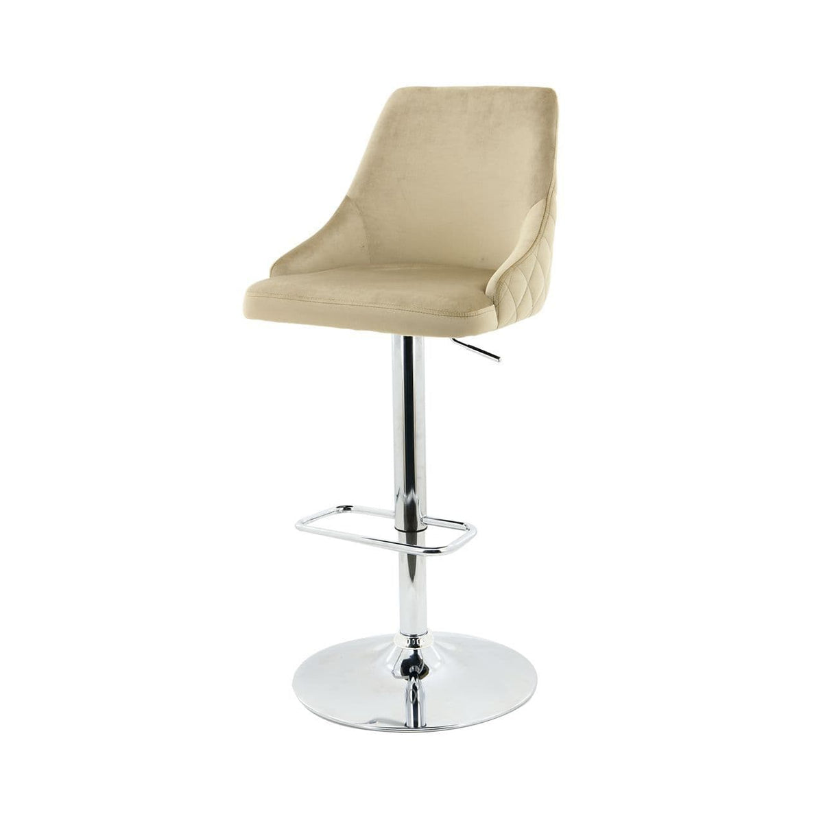 [EKM-AUTOGENERATED]Dalston Barstool Quilted Champagne Velvet