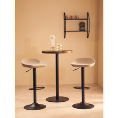 Dalston Set Of Two Ash Bar Stools  Home Luxe Interior